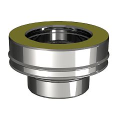 Переходник моно-термо Z50R с D120 на D120/220 нерж 321/оцинк